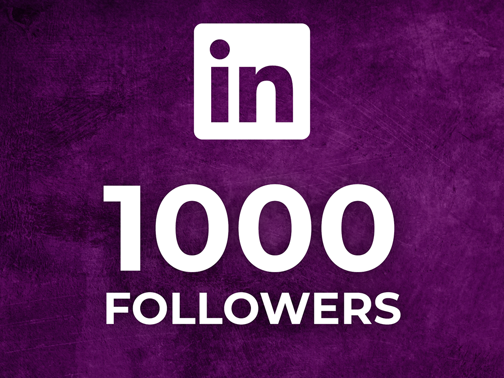 1000 Followers