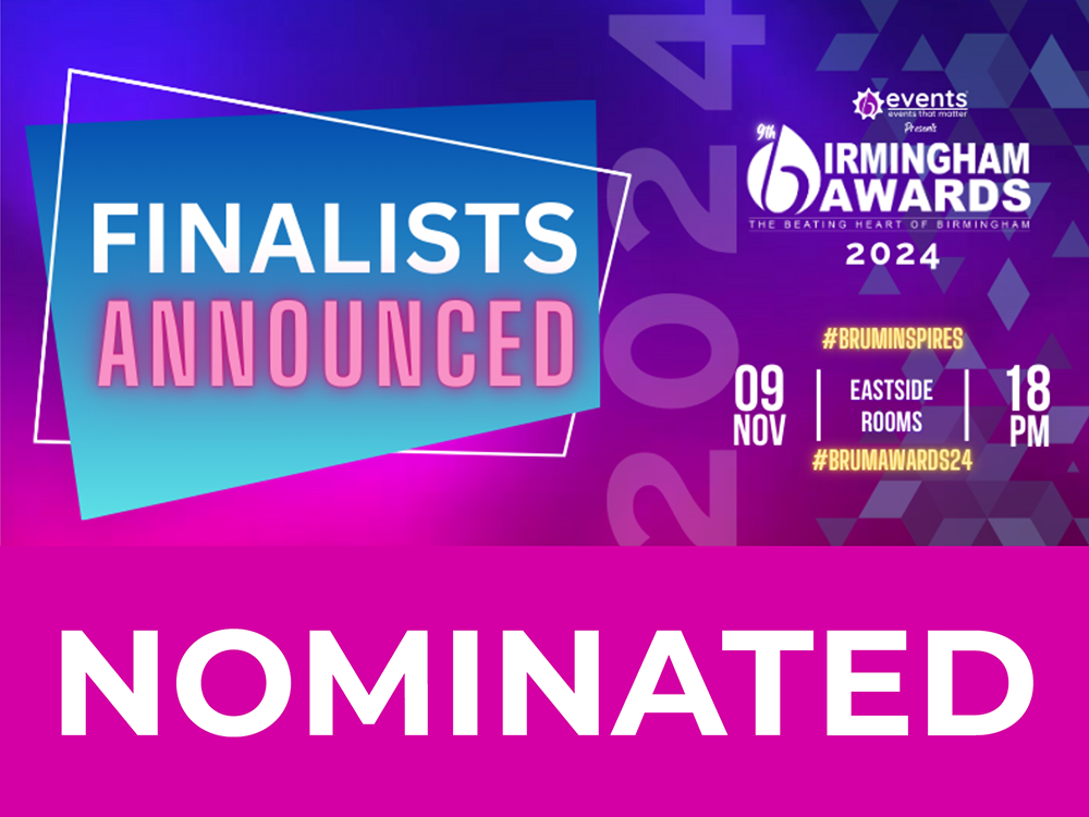 Nominated for Birmingham Awards