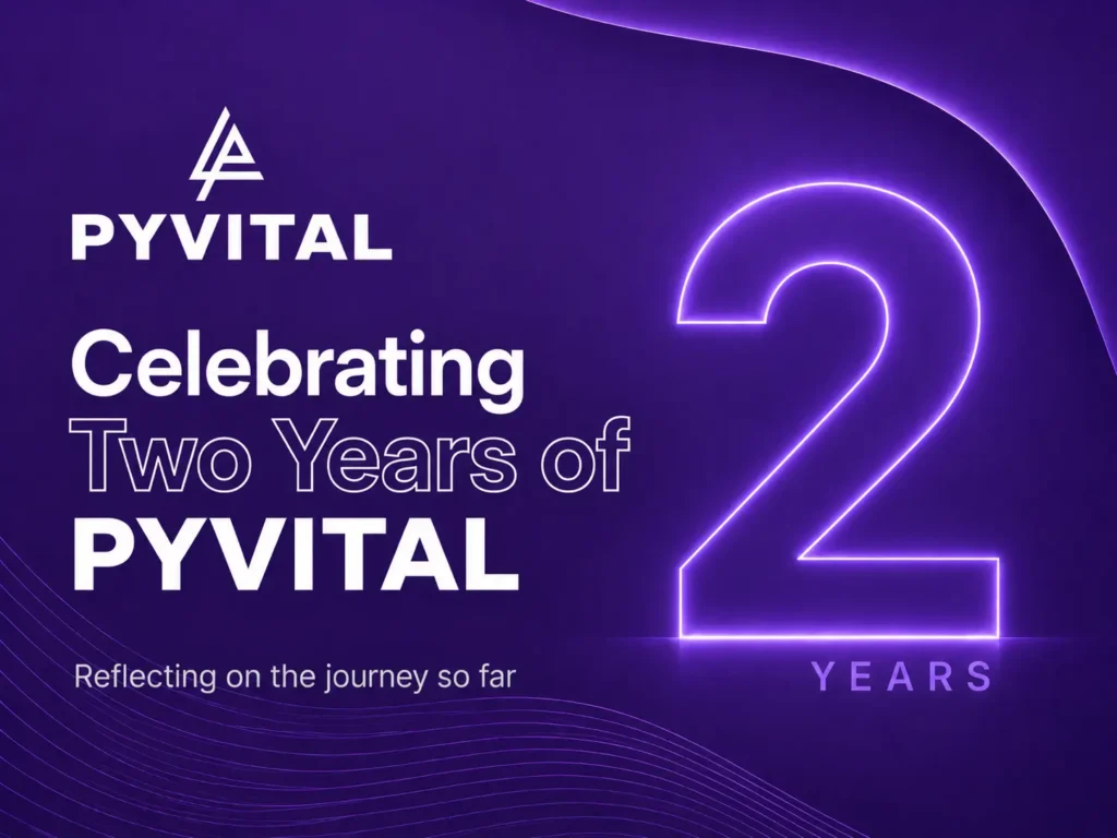 PYVITAL 2 years in Business